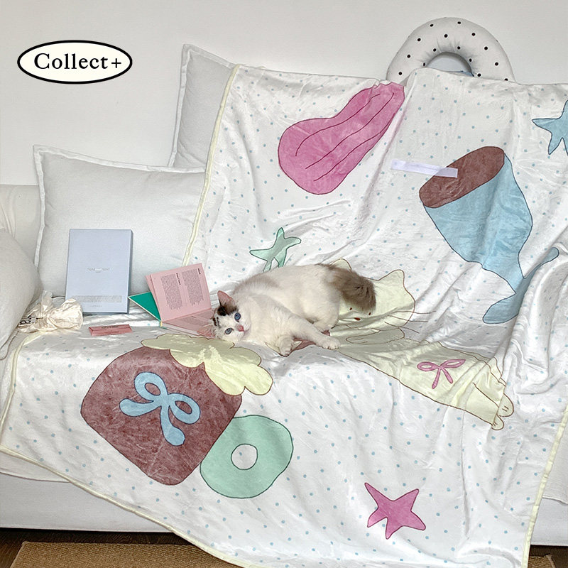 艺术收藏夹 小酒馆 毛毯空调毯便携休闲毯可折叠办公室午睡毯礼物,淘宝优惠券,粉丝福利购,淘宝优惠卷