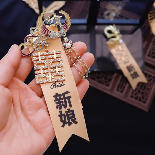 Роскошный национальный тренд с бриллиантами, новый свадебный корсаж с драконом и фениксом