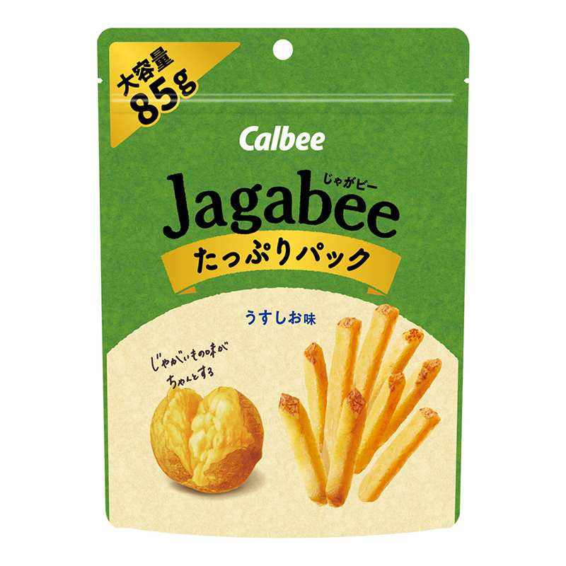 日本进口Calbee卡乐比jagabee薯条黄油淡盐味膨化休闲零食85g - 图3