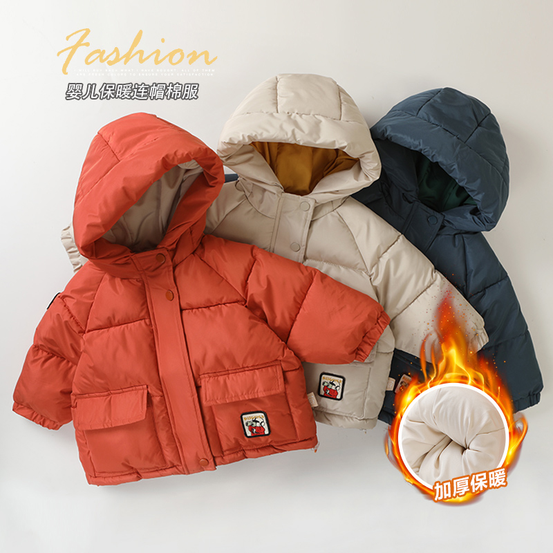 婴儿衣服男童棉衣外套冬装秋冬儿童女宝宝棉袄棉服上衣冬季Y7793 - 图0