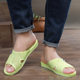 Dad sandals for men in summer wear nostalgic retro flat heel soft sole breathable indoor bathing drag plastic one-shot
