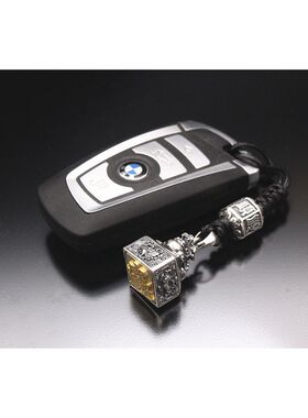 招财貔貅印章钥匙扣男款腰挂饰男高档汽车手工挂件女款