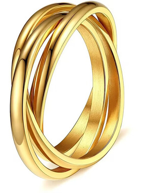 三生三世轻奢冷淡风钛钢戒指