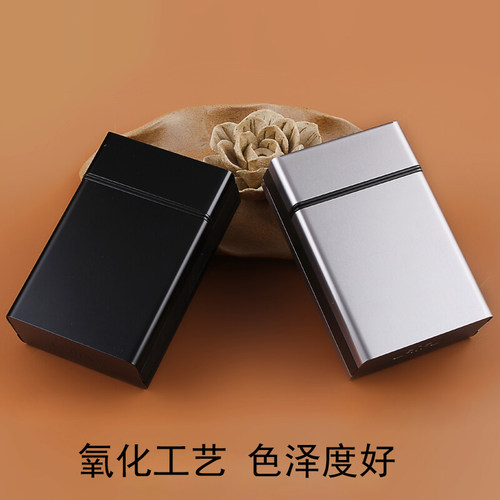 来福软包烟盒男20支装便携自动弹盖香菸保护套创意个性防压可刻字 - 图0