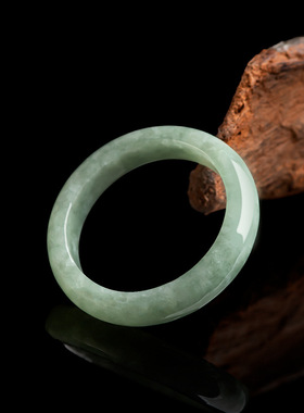 天然正品翡翠保真豆种戒指男女情侣对戒玉石指环手饰首饰玉器