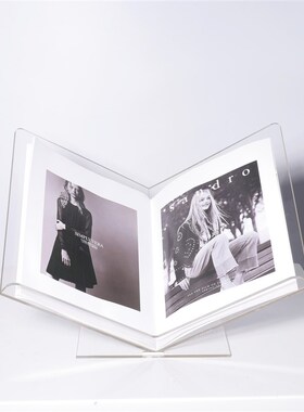 现代简约亚克力书架样板间轻奢家居茶几边角几卧室杂X志架透明摆