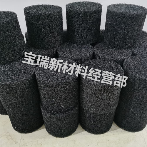 鼓风机空气过滤芯防尘棉聚氨酯过滤网黑色海绵滤芯器消音棉12mm - 图3