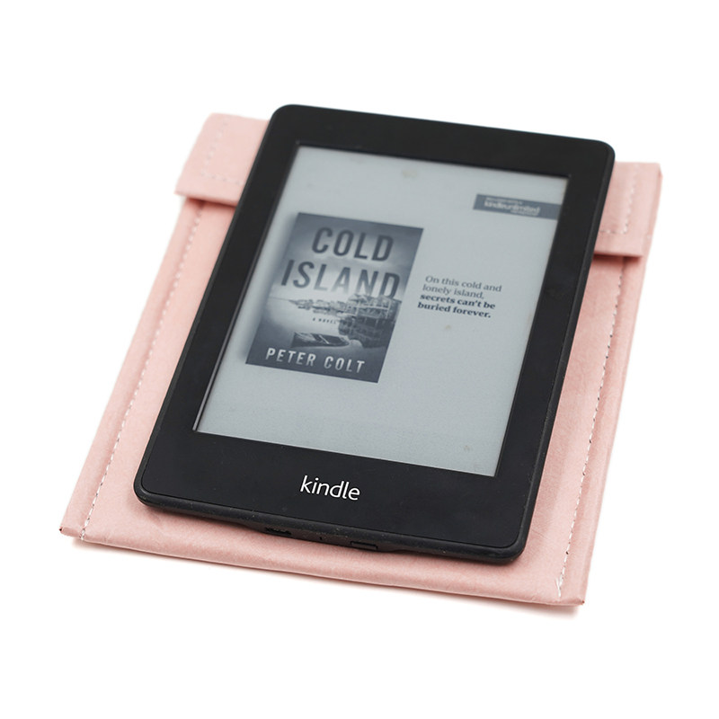 轻薄纤维纸6/7英寸电子书保护套简约牛皮纸款带抗压板收纳包适用Kindle Paperwhite6 Oasis3 内胆包 - 图2