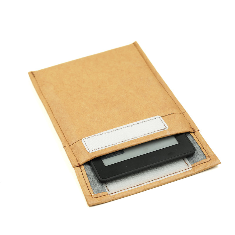 轻薄纤维纸6/7英寸电子书保护套简约牛皮纸款带抗压板收纳包适用Kindle Paperwhite6 Oasis3 内胆包 - 图0