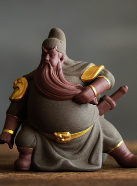 保平安关帝爷武财神摆件