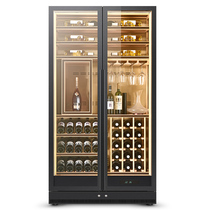Eu Imperio Red Wine Cabinet Thermostatic Ice Bar home Living room Custom Embedded Refrigerated Refrigerator Tea Beverage Refreshing Cabinet