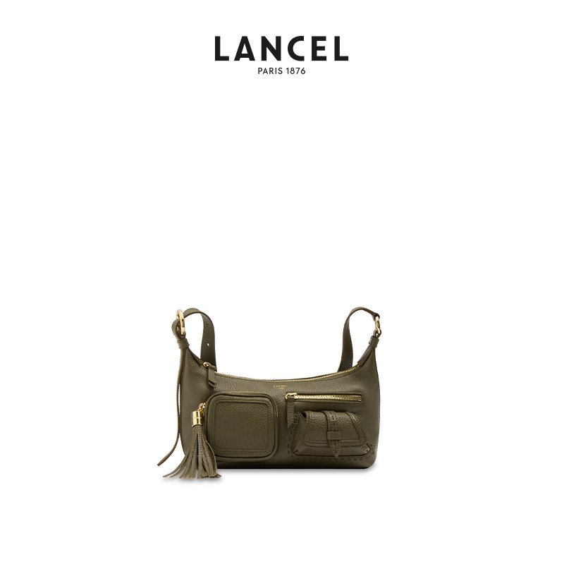 【新品】LANCEL/兰姿 Premier Flirt小号斜挎包机车包女 真皮牛皮 女斜实拍商品图