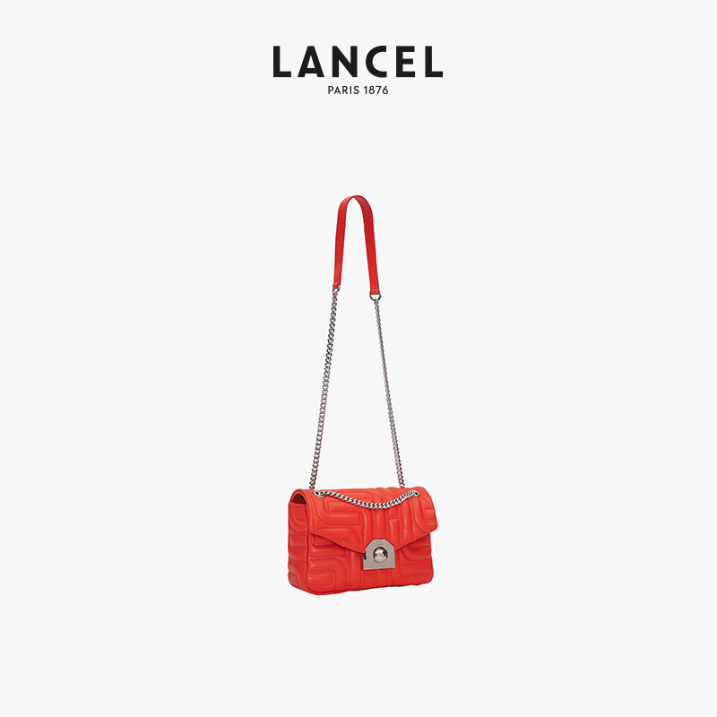 【中国限定款】LANCEL/兰姿 MIDI-MINUIT小号单肩斜挎包 绗缝设计 - 图3