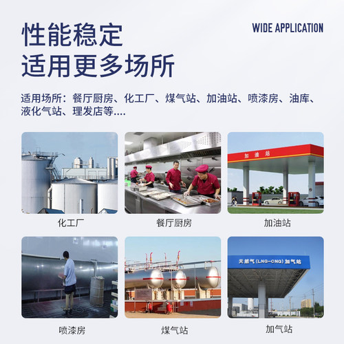 工业可燃气体报警器探测器防爆天然气液化气油漆房甲烷浓度检测仪 - 图2