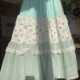 Forest style pastoral style fresh floral skirt