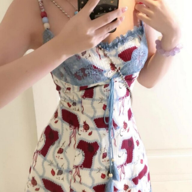 Pure sexy hottie suspender dress + sun protection cardigan