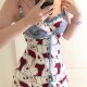 Pure sexy hottie suspender dress + sun protection cardigan