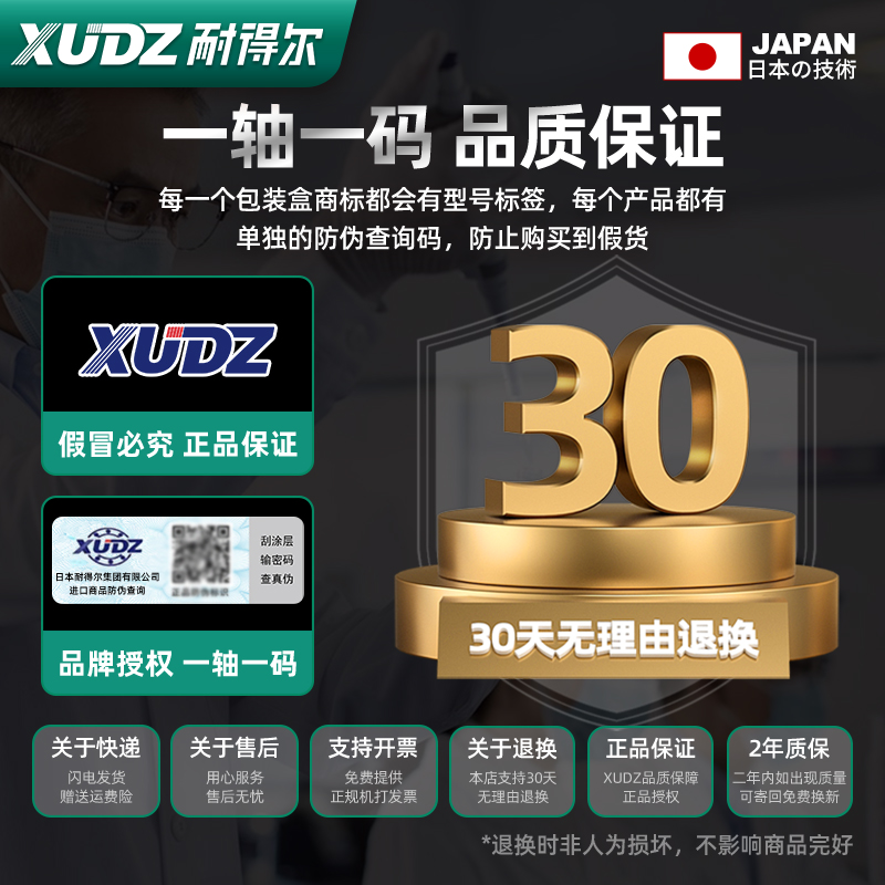 XUDZ进口微型轴承697ZZ L-1770ZZ法兰盘F697ZZ不锈钢S697ZZ小轴承 - 图2