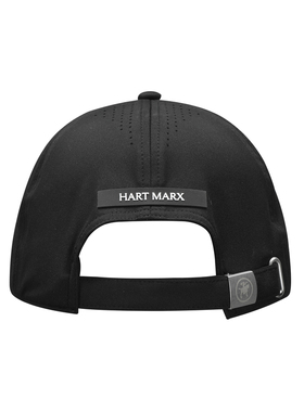 HART MARX男士黑色运动针织棒球帽轻薄柔软透气遮阳运动帽子
