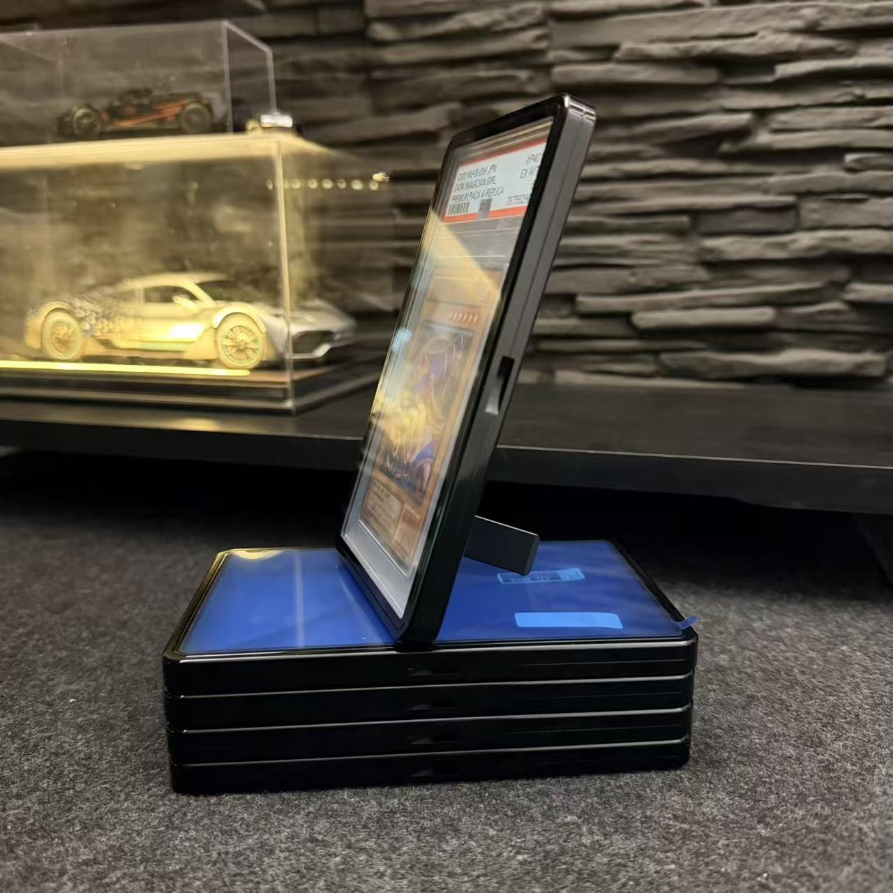 PSA/CGC35PT评级卡保护壳带支架款宝可梦球星卡防UV展示框保护套 - 图0