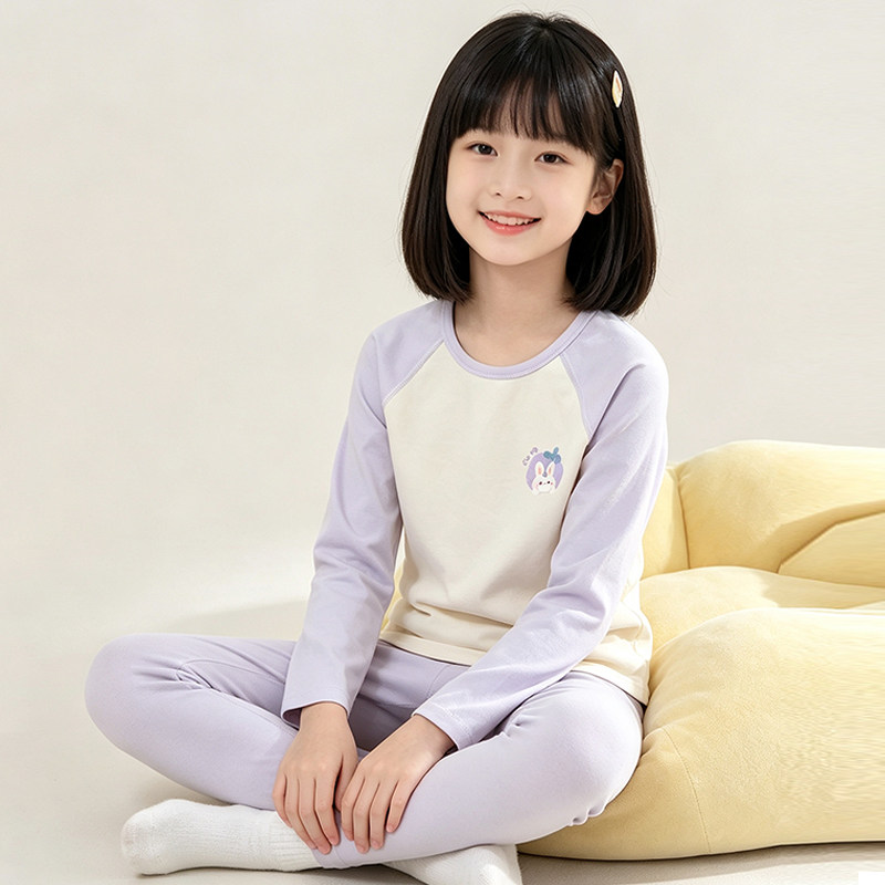 Fenton Clothing Class A antibacterial girls' long-sleeved pajamas