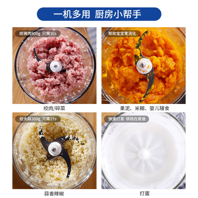 英国摩飞绞肉机家用电动辅食料理机 摩飞电器海外搅拌/料理机