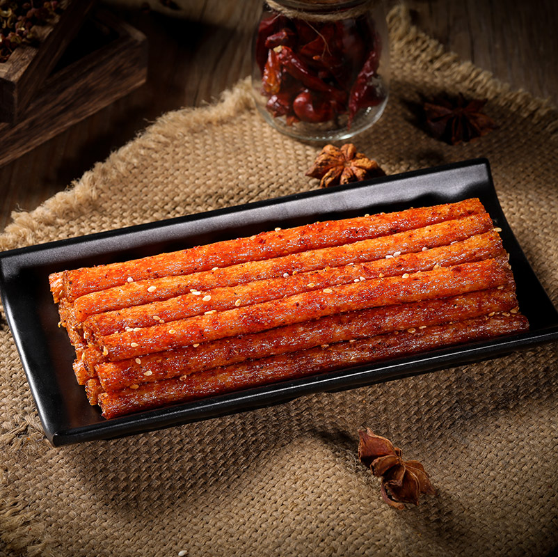 松鼠糖糖旗舰店网红仙女棒辣条 麻辣零食大礼包湖南特产儿时小吃休闲麻辣味辣棒1