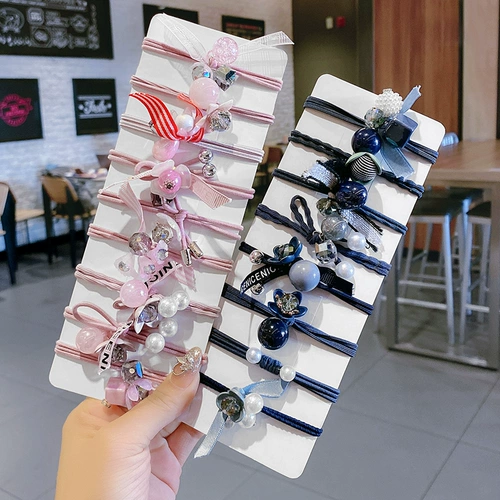 Модная резинка для волос, хвостик, безвредный детский милый аксессуар для волос для принцессы, не повреждает волосы