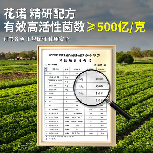 微生物菌剂枯草芽孢菌杆菌农用水产养殖哈茨木霉花卉绿植通用菌肥 - 图3