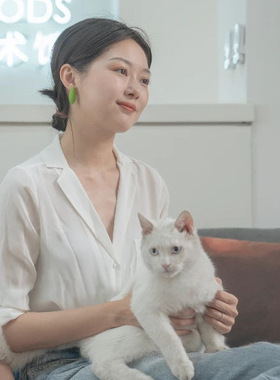 白百何同款耳环银耳钉