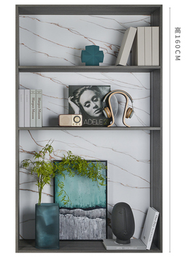 现代样板间客厅书房桌面创意装饰品树脂摆件挂画道具书仿真花组合