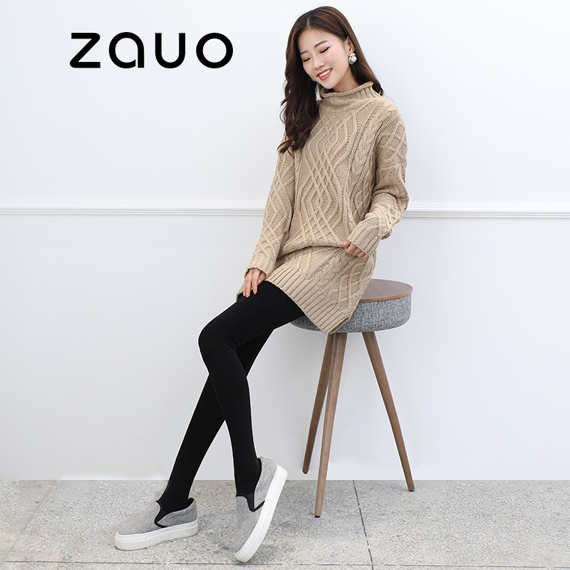 韩国zauo打底春秋冬加厚微绒连裤袜 zauo旗舰短袜/打底袜/丝袜/美腿袜