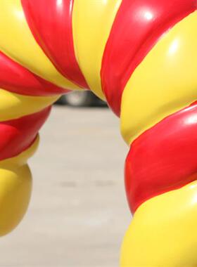 网红仿真糖果摆件玻璃钢棒棒糖雕塑道具户外景观园林景观落地小品