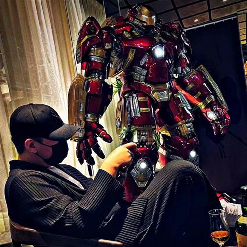 漫威钢铁侠大型手办浩克玻璃钢雕塑橱窗商场电影院装饰落地大摆件 - 图1