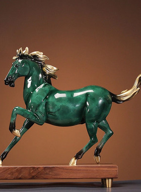 唐马马到成功客厅装饰摆件马摆件