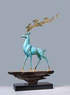 新中式别墅茶楼家居客厅平步青云