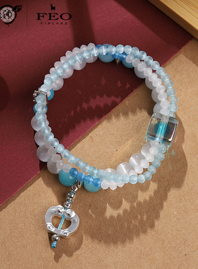 FEO魔道祖师动画官方联名蓝忘机周边配饰手串手绳