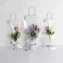 Flower Packing Box Transparent PVC Flower Bouquet Bagging