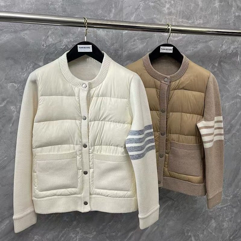 TUMA BEEWNE TB羊毛拼接女式羽绒服冬季加厚四杠白鸭绒保暖外套,淘宝优惠券,粉丝福利购,淘宝优惠卷