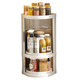 Rotating spice rack kitchen countertop