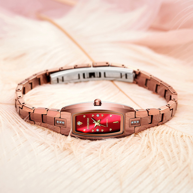 女士防水正品名牌女款小巧时尚手表 铂时美国产腕表