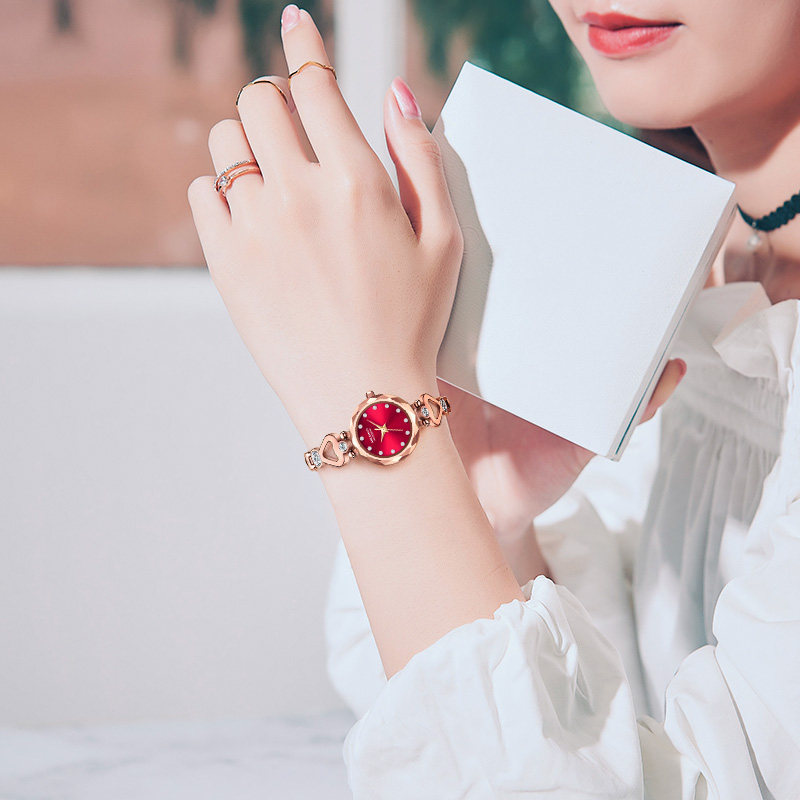 女士名牌正品女款防水小巧精致女表 铂时美国产腕表