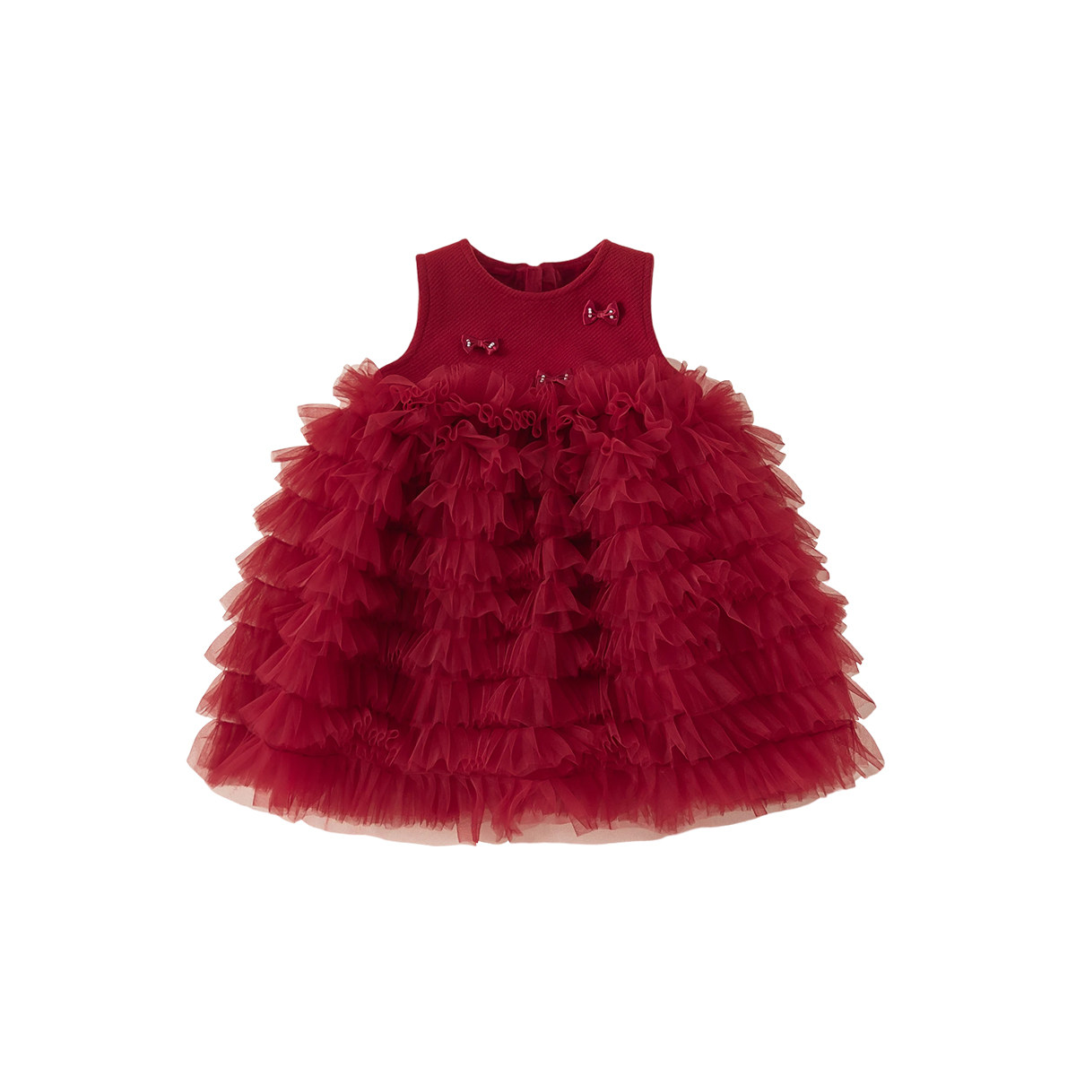 INSbobo女童连衣裙冬季新款新年红色周岁女宝礼服宝宝过年冬装潮,淘宝优惠券,粉丝福利购,淘宝优惠卷