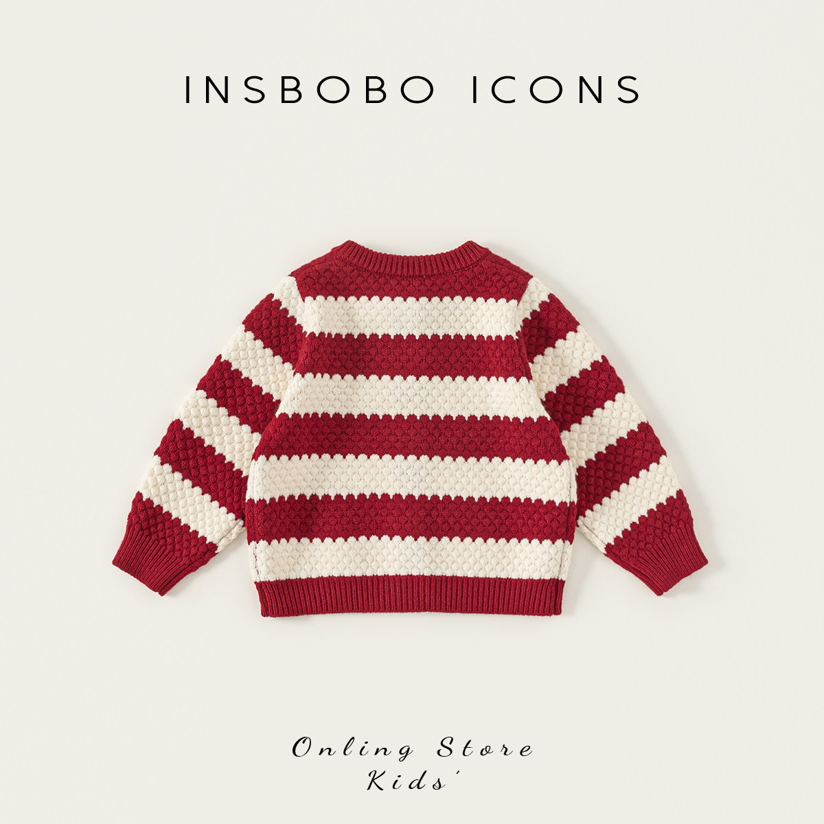 INSbobo女童毛衣春季2026新款儿童针织开衫女宝好看外套春秋童装,淘宝优惠券,粉丝福利购,淘宝优惠卷