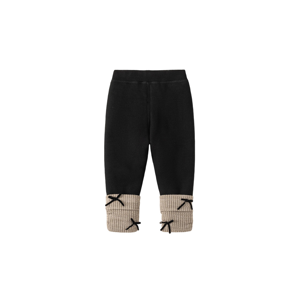 女童裤子儿童黑色打底裤2025冬季新款宝宝加厚棉裤女孩秋冬休闲裤,淘宝优惠券,粉丝福利购,淘宝优惠卷