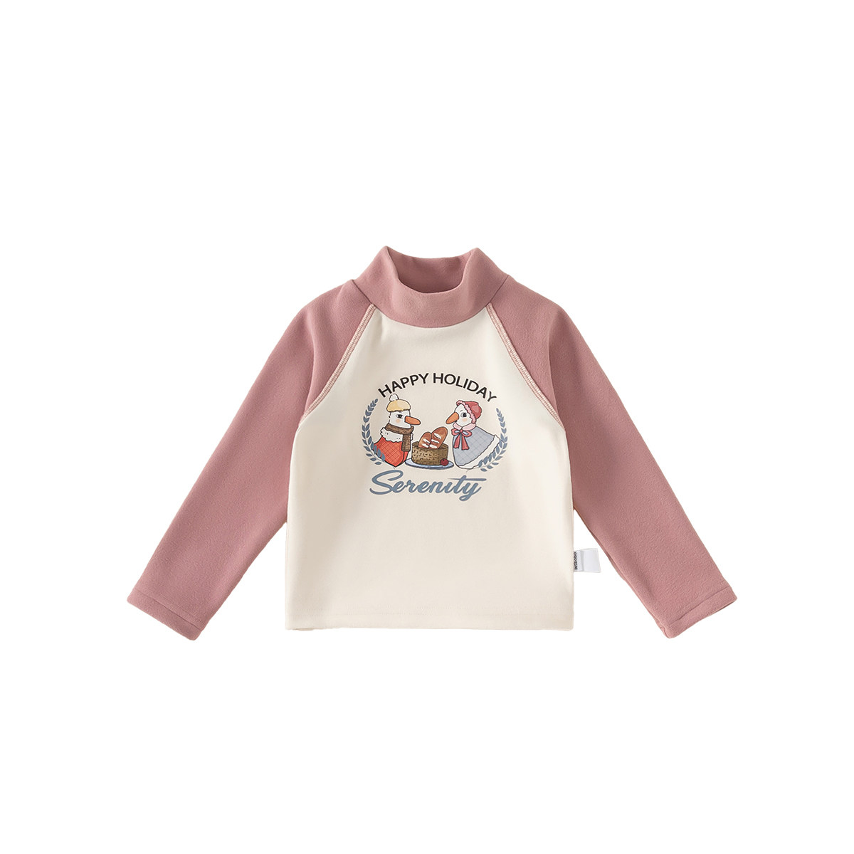 INSbobo儿童T恤2025秋装新款女宝长袖上衣女童打底衫男童插肩袖,淘宝优惠券,粉丝福利购,淘宝优惠卷