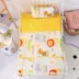 Fantasy Garden quilt ba bộ vườn trẻ em Bộ chăn ga gối trẻ em ba mảnh Bộ sáu bộ lõi vào vườn - Bộ đồ giường trẻ em 	bộ chăn ga cho bé gái Bộ đồ giường trẻ em