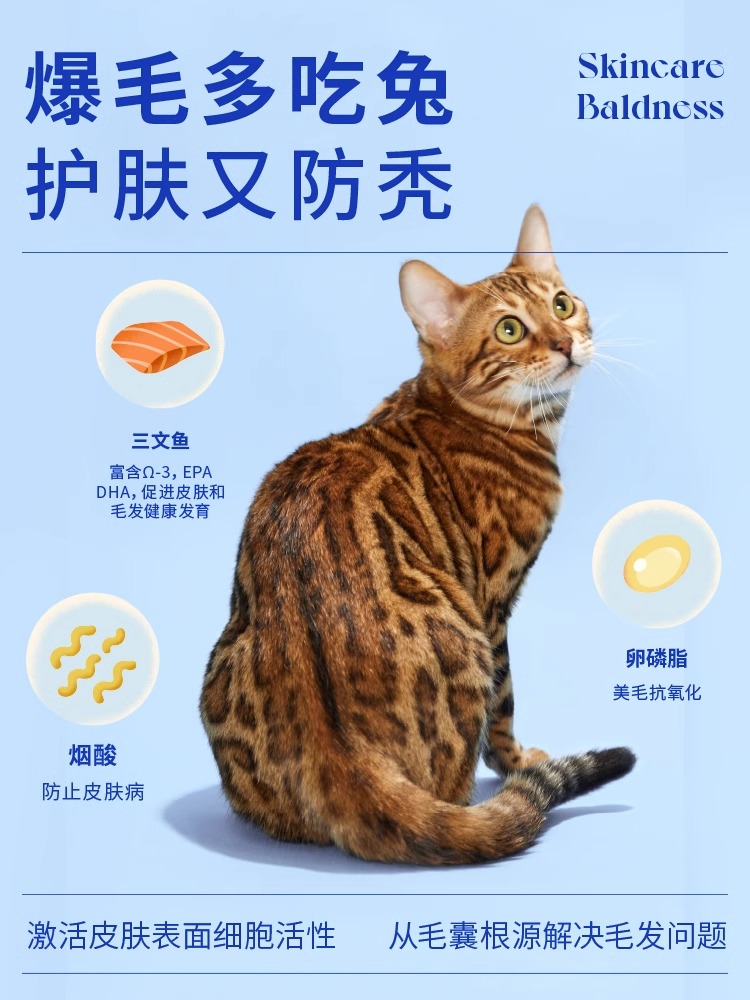 蓝氏荒野猎兔猫粮 猎鸟乳鸽冻干猫粮生骨肉成猫幼猫通用猫粮1.5kg - 图1