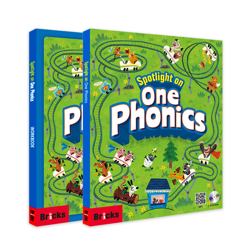 phonics自然拼读音标和自然拼读Spotlight on One Phonics英文原版5-12岁少儿英语拼读写作专项教材零基础Phonics自然拼读小学教材