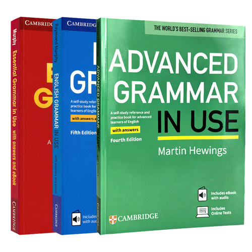 剑桥英语语法 剑桥语法 剑桥初级英语语法 Advanced Essential English Grammar in Use剑桥少儿英语小学初中高级剑桥雅思英语教材 - 图3